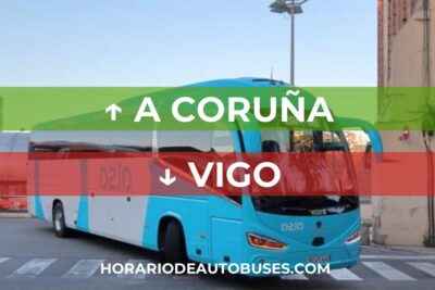 Horario de Autobuses A Coruña ⇒ Vigo