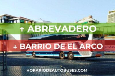 Horario de Autobuses: Abrevadero - Barrio de El Arco