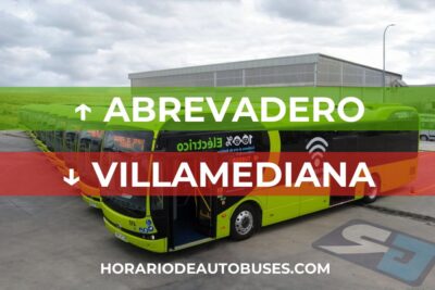 Abrevadero - Villamediana - Horario de Autobuses