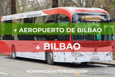 Aeropuerto de Bilbao - Bilbao: Horario de Autobús