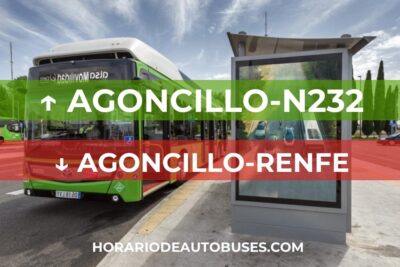Agoncillo-N232 - Agoncillo-Renfe: Horario de Autobús