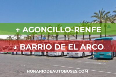 Horario de bus Agoncillo-Renfe - Barrio de El Arco