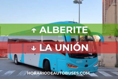 Alberite - La Unión: Horario de Autobús