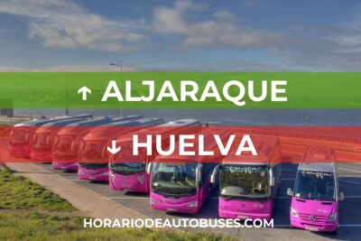 Horario de Autobuses Aljaraque ⇒ Huelva