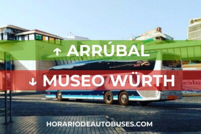 Horario de Autobuses: Arrúbal - Museo Würth