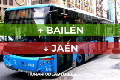 Bailén - Jaén - Horario de Autobuses