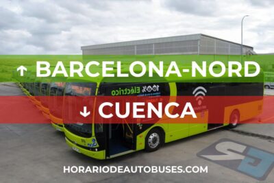 Horarios de Autobuses Barcelona-Nord - Cuenca