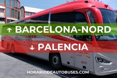 Horario de Autobuses Barcelona-Nord ⇒ Palencia