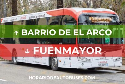 Horario de Autobuses Barrio de El Arco ⇒ Fuenmayor