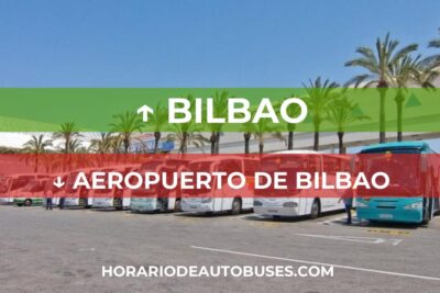 Bilbao - Aeropuerto de Bilbao: Horario de autobuses