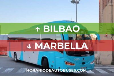 Horario de Autobuses Bilbao ⇒ Marbella