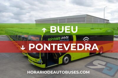 Bueu - Pontevedra: Horario de Autobús