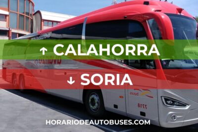 Horario de Autobuses Calahorra ⇒ Soria