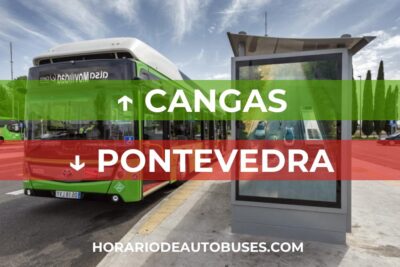 Horario de bus Cangas - Pontevedra