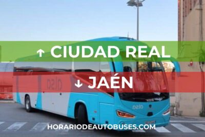 Ciudad Real - Jaén: Horario de autobuses