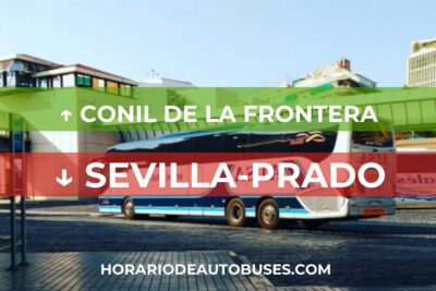 Conil de la Frontera - Sevilla-Prado: Horario de Autobús