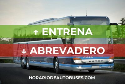 Horarios de Autobuses Entrena - Abrevadero