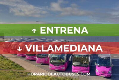 Horario de Autobuses Entrena ⇒ Villamediana