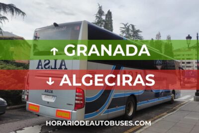 Horario de Autobuses Granada ⇒ Algeciras