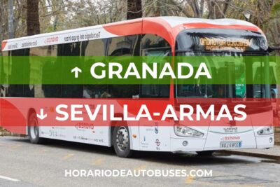 Granada - Sevilla-Armas: Horario de autobuses