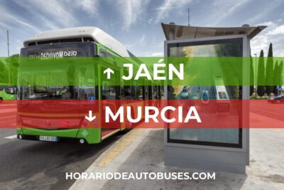 Jaén - Murcia: Horario de autobuses