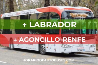 Horario de bus Labrador - Agoncillo-Renfe