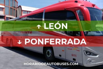 León - Ponferrada - Horario de Autobuses