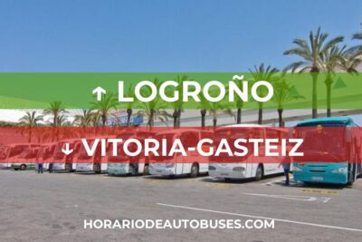 Horario de autobuses desde Logroño hasta Vitoria-Gasteiz