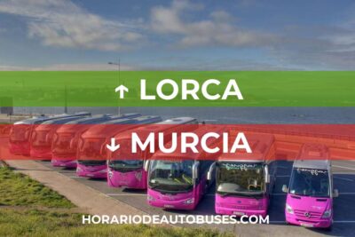 Horario de bus Lorca - Murcia