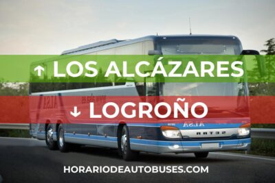 Horario de Autobuses Los Alcázares ⇒ Logroño