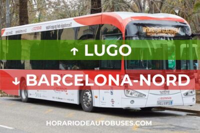 Horarios de Autobuses Lugo - Barcelona-Nord
