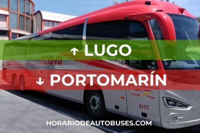 Lugo - Portomarín: Horario de Autobús