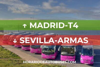 Horario de Autobuses: Madrid-T4 - Sevilla-Armas
