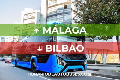 Horario de Autobuses Málaga ⇒ Bilbao
