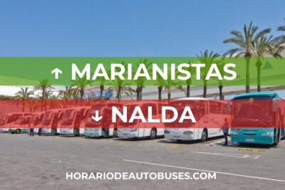 Marianistas - Nalda - Horario de Autobuses
