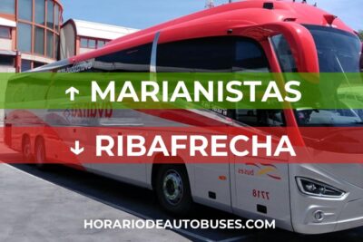 Horario de Autobuses Marianistas ⇒ Ribafrecha