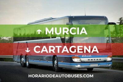 Horario de Autobuses Murcia ⇒ Cartagena