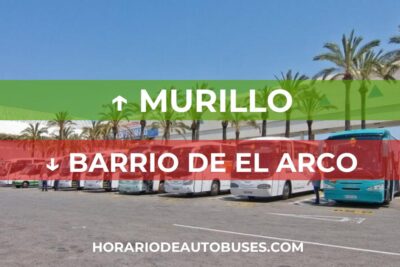 Horario de autobús Murillo - Barrio de El Arco