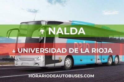 Horario de Autobuses Nalda ⇒ Universidad de La Rioja