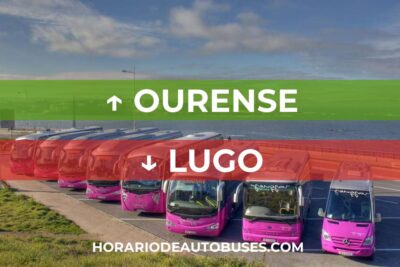 Ourense - Lugo: Horario de autobuses