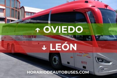 Oviedo - León - Horario de Autobuses