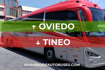 Oviedo - Tineo: Horario de Autobús