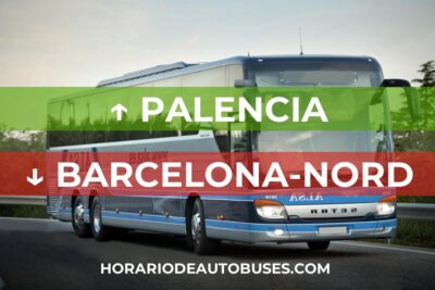 Horario de bus Palencia - Barcelona-Nord