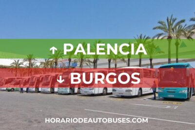 Horario de Autobuses Palencia ⇒ Burgos