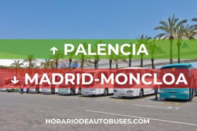 Horario de Autobuses: Palencia - Madrid-Moncloa