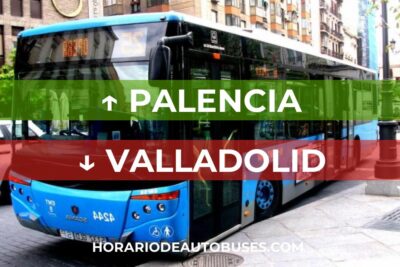 Horario de Autobuses Palencia ⇒ Valladolid