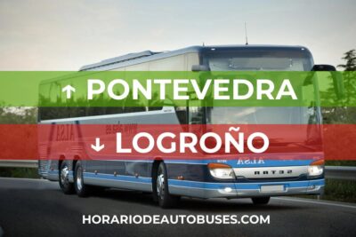 Horario de Autobuses Pontevedra ⇒ Logroño