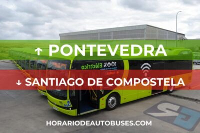 Horario de autobús Pontevedra - Santiago de Compostela