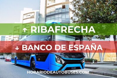 Horario de Autobuses Ribafrecha ⇒ Banco de España