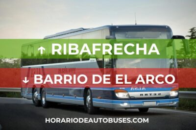Ribafrecha - Barrio de El Arco: Horario de autobuses